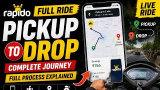 Rapido Rider Earnings & Ride Process | Full VideoPickup to drop in Gorakhpur | Full Explained in scn