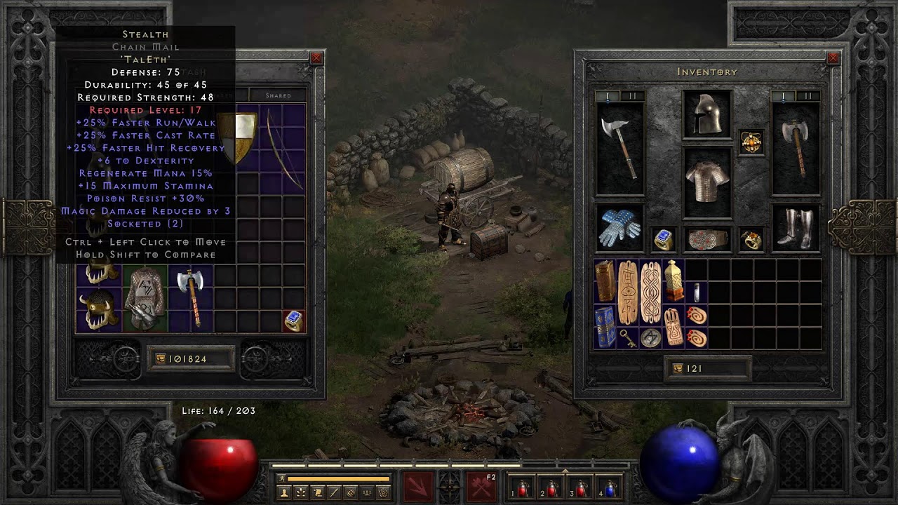 Diablo II | farm chipped gems