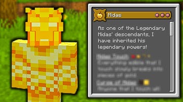 Midas Origin - Minecraft Origins Explained (Custom Origin)