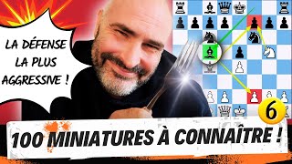 100 miniatures aux échecs (6) : Contre-attaque Traxler