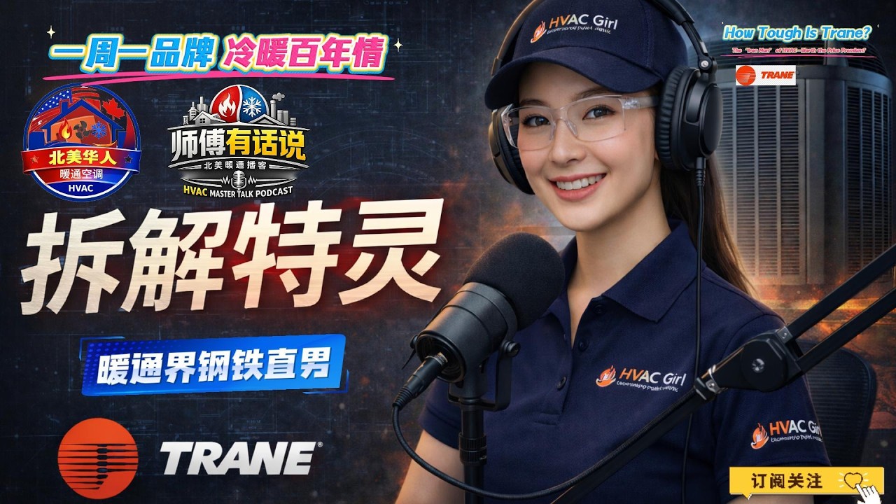 TRANE深度拆解Podcast｜暖通界耐用之王？特灵 vs 美标一次讲透 | TRANE Deep Dive Podcast: Is It ...