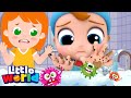 Wash Your Hands Song | Healthy Habits Song | Little World Kids Songs