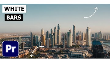 How To Add White Bars in Premiere Pro | Cinematic Video Borders Tutorial