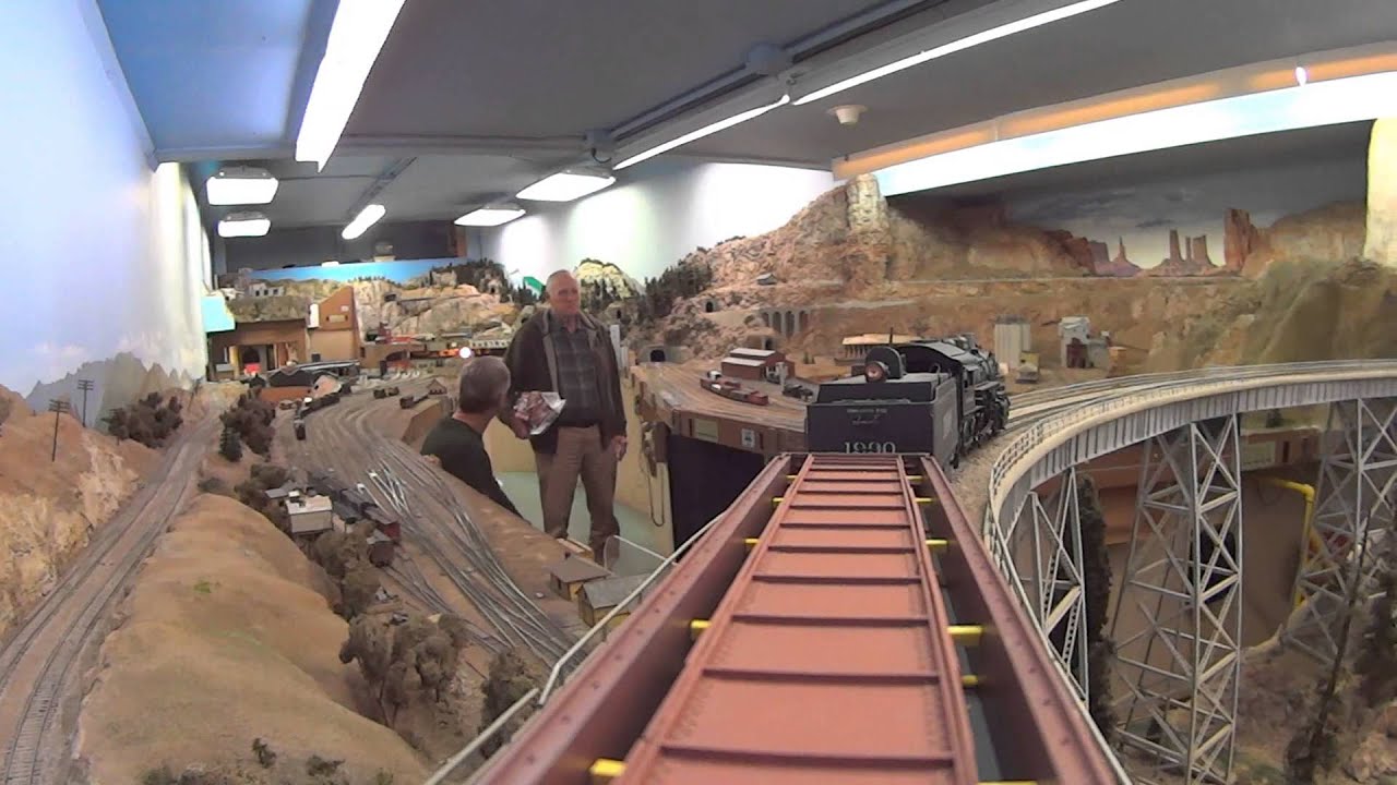 Cal Central Club CCMRC Cab Ride around the layout on Cab Ride