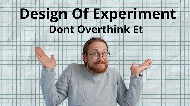 Get Started with Design of Experiment in JMP