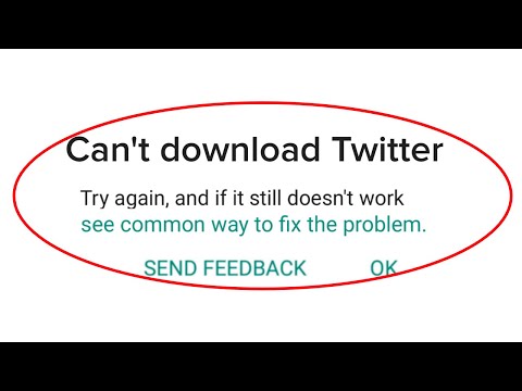 Fix Can't Download Twitter Google Playstore Android Ios Fix Can't Download App On Playstore