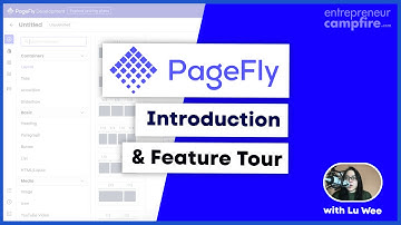 PageFly Shopify Page builder: Introduction + Feature Tour (2021) - Customise pages without coding!