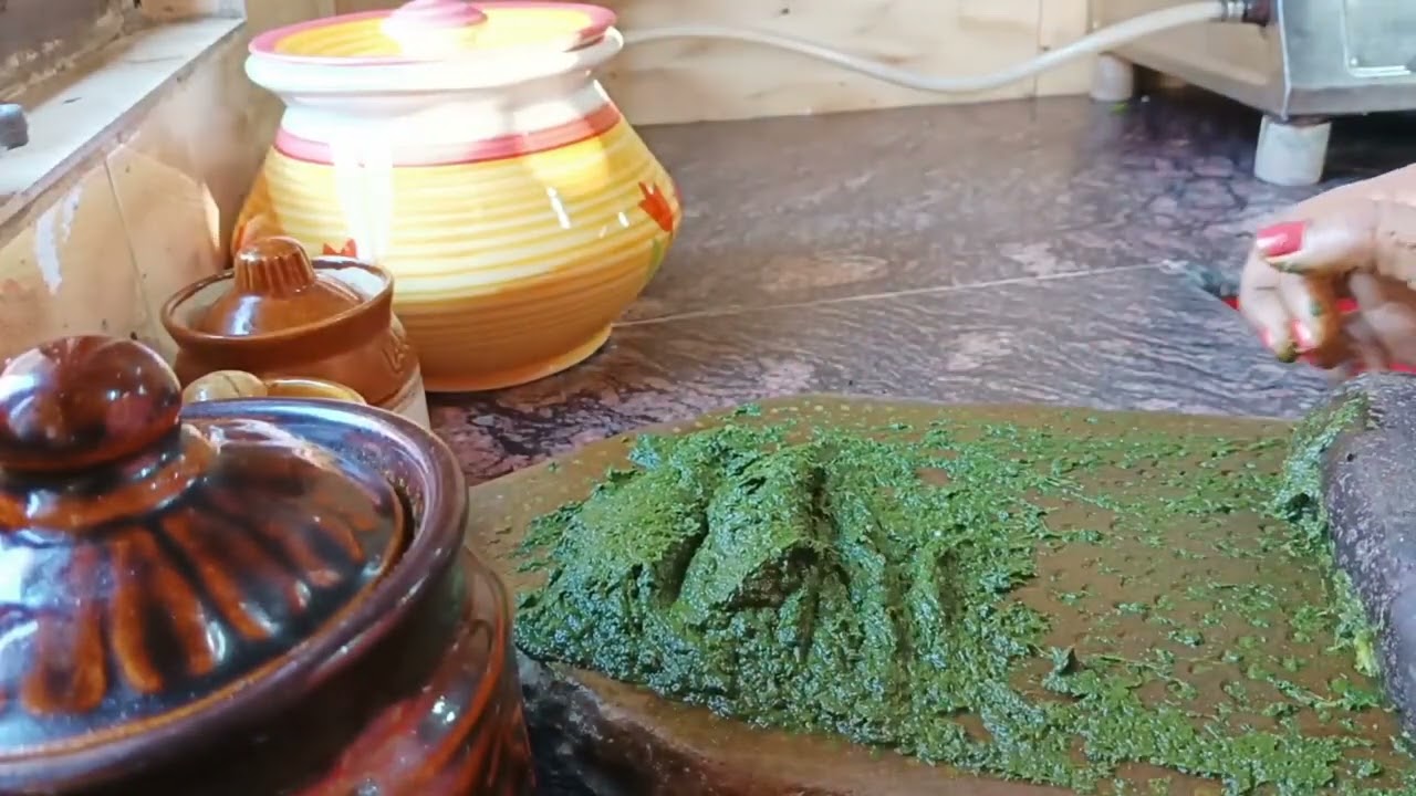 অপূর্ব সাধে ভরা লাই পাতা বাটা রেসিপি