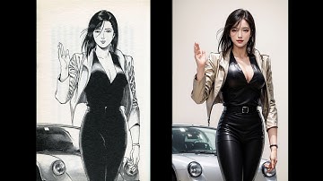 Chuyển đổi Manga thành Đời thực, Semi Realistic với Stable Diffusion, Photoshop, Generative Fill