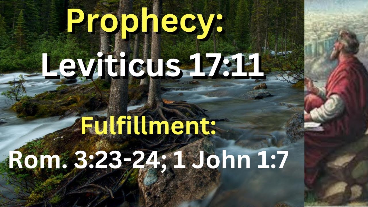 Prophecy Leviticus 17 11 And Fulfillment Rom 3 23 24 1 John 1 7 prophecy-leviticus-17-11-and-fulfillment-rom-3-23-24-1-john-1-7