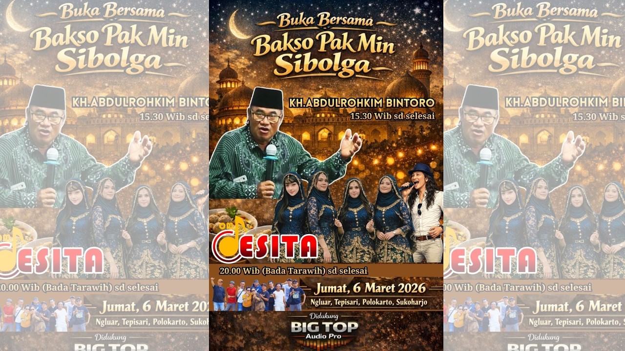 LIVE  OM.DESITA  || BIG TOP PRO AUDIO || SK NADA SOUND || PUTRA NADA SOUND || BAKSO PAK MIN SIBOLGA