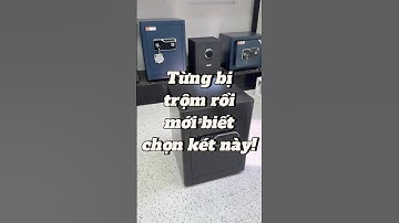 Từng bị trộm em mới hiểu: Két sắt cần báo động! Việt Tiệp SCT50 khóa vân tay điện tử