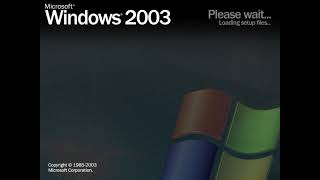 Hidden Windows 2003 Startup Sound