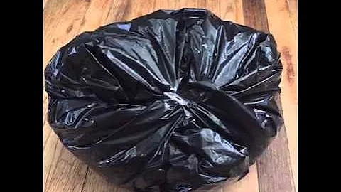 DIY Trash Bag Spider