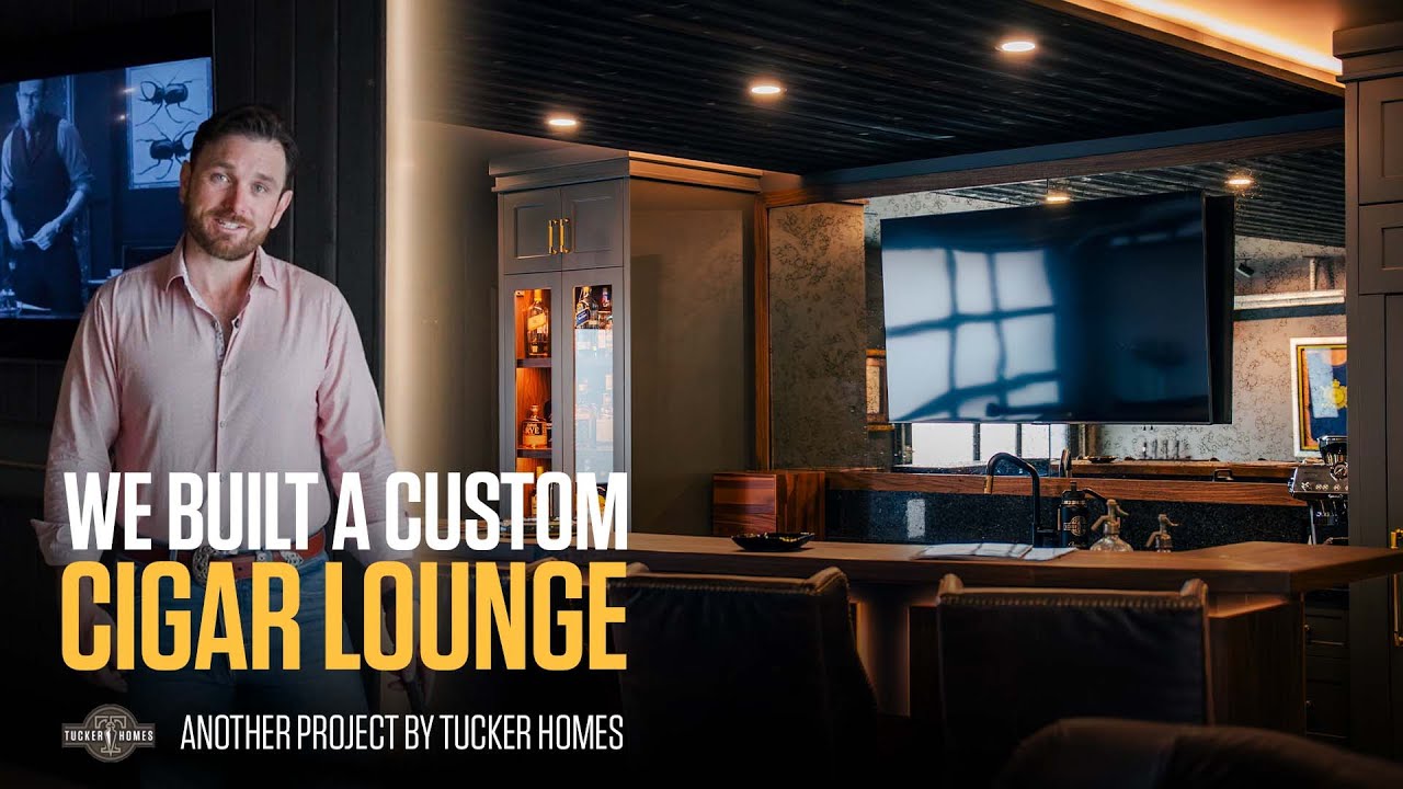 We Built a Custom Cigar Lounge (Full Walkthrough) | Niagara, Ontario