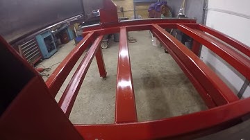 cnc table  build gantry on and put together