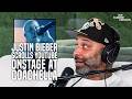 Justin Bieber Scrolls YouTube Onstage at Coachella — Fans Confused