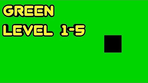 Green Level 1 2 3 4 5 Mobile Puzzle Game For Adult (By Bart Bonte)