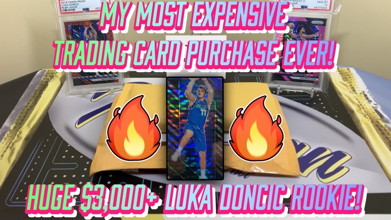MY MOST EXPENSIVE TRADING CARD PURCHASE EVER HUGE 3 000 LUKA ROOKIE MY MOST EXPENSIVE TRADING CARD PURCHASE EVER HUGE 3 000 LUKA ROOKIE