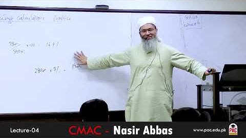 CAF 03 | CMA | LECTURE # 04 |BY SIR NASIR ABBAS | SEPTEMBER 2024 ATTEMPT