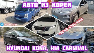 Авто из Кореи, Hyundai Kona EV, Kia Carnival 2022