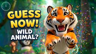 Guess Before the Timer Ends! Wild Animals Edition 🦁 screenshot 4