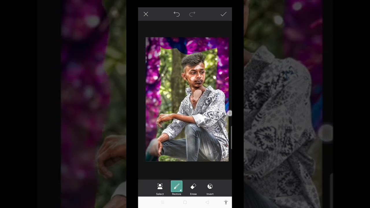 #shorts Lightroom purple💥 color tutorial💥 editing 🤪🤪!#edit #editing #trending