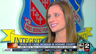 Howard Co. opioid related overdoses, deaths surpass 2016's total