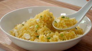 Fried rice (egg fried rice) | Table diary 식탁일기&#39;s recipe transcription