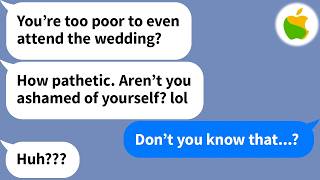 【Apple】 When I declined to attend my friend's wedding who stole my ex-boyfriend 3 years ago...