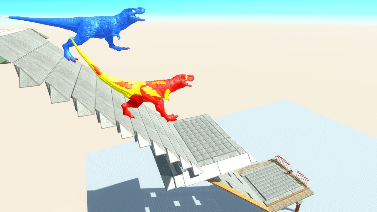 FAST SLIDE COMPETITION BETWEEN UNIT - Animal Revolt Battle Simulator ARBS