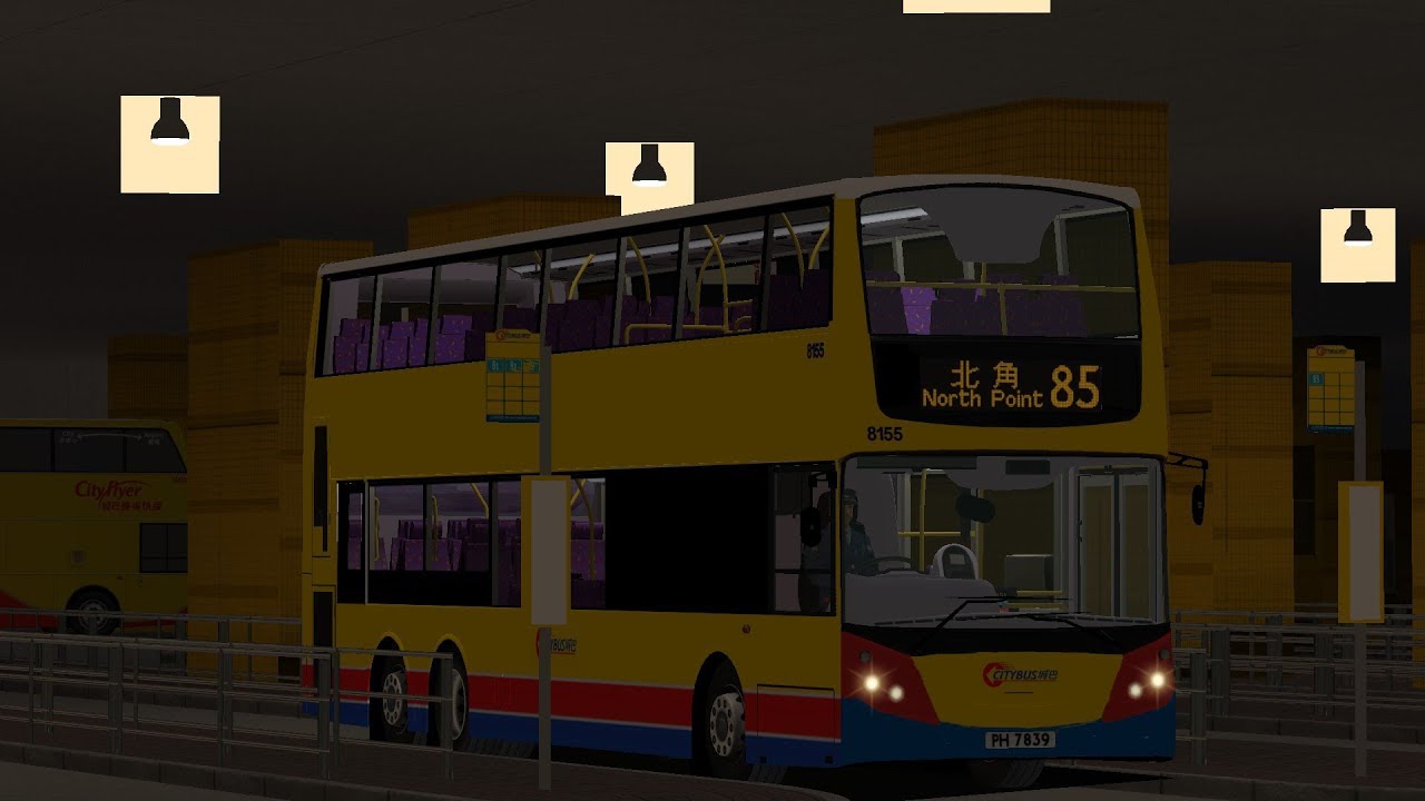 Omsi 2 Ctb 85 夜間班次 Youtube - hong kong bus lwb ctb r8r8a new city roblox go