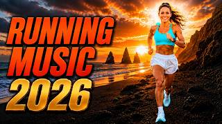 Running Music 2026 Volcanic Black Sand Sunrise Fitness Gym Workout Motivation Mix