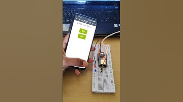 ESP32 WIFI LED ON OFF 😱 #ESP32 #Electronics #loT #Microcontroller #Robotics