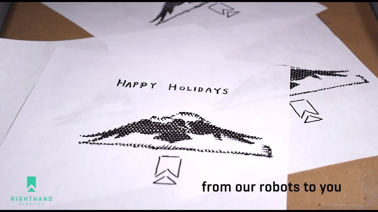 Holiday Cards Complete Thanks to Human Robot Cooperation