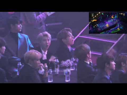BTS EXO Reaction To BLACKPINK - 'Playing With Fire  &  Boombayah' Seoul Music Award 2017