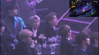 BTS EXO Reaction To BLACKPINK - 'Playing With Fire  &  Boombayah' Seoul Music Award 2017