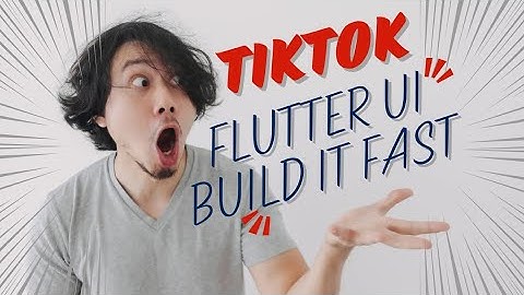 TIK TOK • FLUTTER UI FROM SCRATCH 2025 #flutter #tiktok #smartphone #tech 