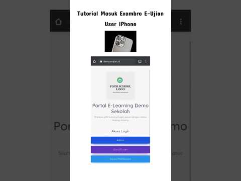 Tutorial Exambro E-Ujian User Iphone