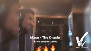 Mase In The Studio Recording "The Oracle" (Snippet)