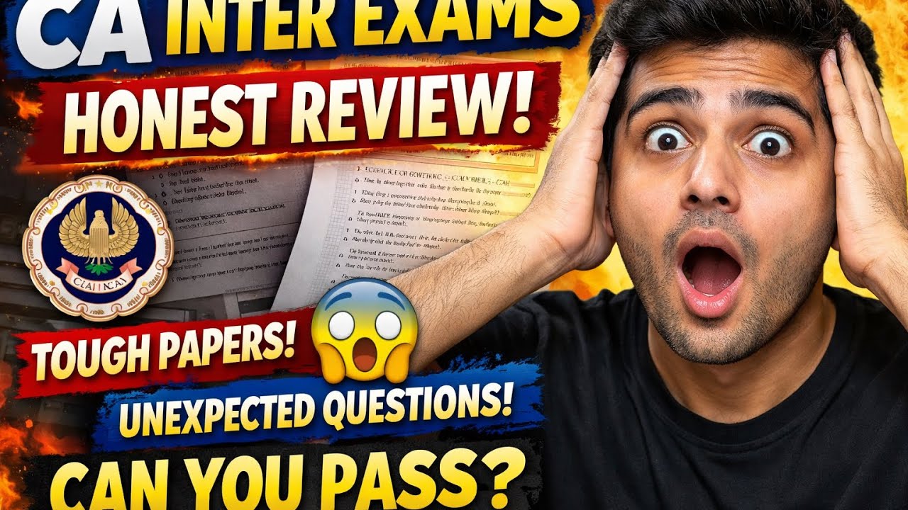 CA Inter Exam Review 2026 | Honest Paper Analysis | Difficulty Level, Expected Results 