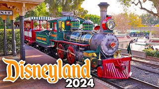 Disneyland Railroad 2024  Disneyland Ride [4K60 POV]