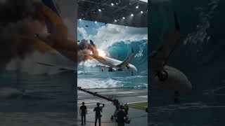 🔥 You Won’t Believe How This INSANE Plane Crash Was Made! ✈️💥 | VFX Behind the Scenes #shorts