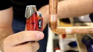 Can you SOLDER a copper joint with a 5$ MINI-TORCH? | GOT2LEARN screenshot 5