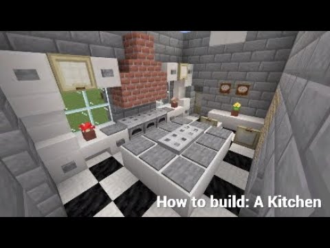 Minecraft Mansion Tutorial How To, How To Build A Modern Kitchen Island In Minecraft