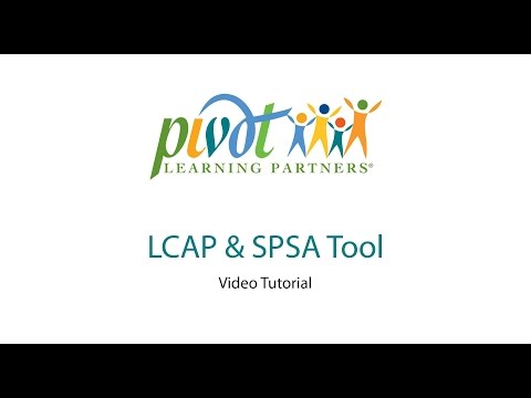 LCAP & SPSA Tool Video Tutorial