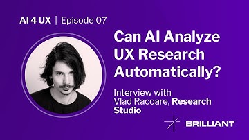 Can AI Analyze UX Research Automatically?  - An interview with Vlad Racoare, Research Studio
