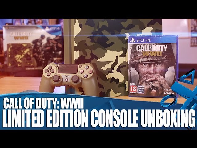 PS4 Console with Call of Duty: WWII Limited Edition Bundle