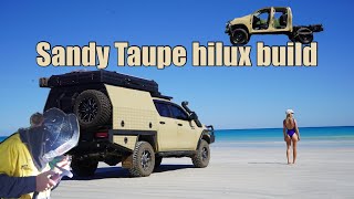 Building my SANDY TAUPE 2021 toyota hilux