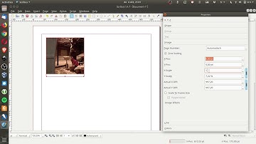 Cropping an image in Scribus